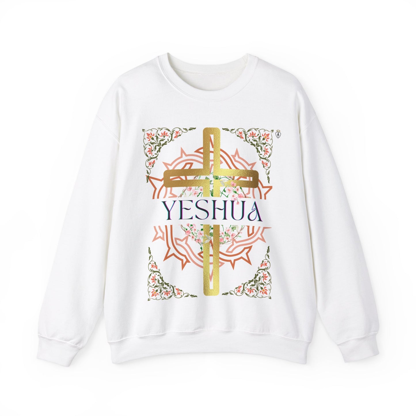 YESHUA crewneck sweater (front and back design)